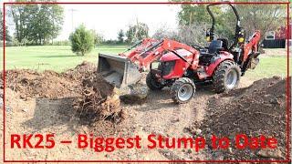 TNT Try New Things - 72:   RK25's Biggest Stump Removal to Date / TYM R25.