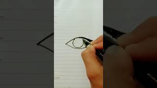 how to draw easy eyes art'by palak'sdrawing studio