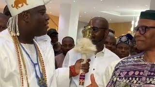 FORMER ONDO GOVERNOR, MIMIKO HONORS OONI OF IFE AT THE OPENING OF OJAJA PARK, AKURE