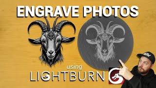 How To Laser Engrave Photos With Lightburn On Slate