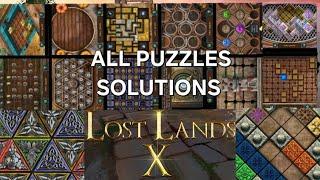 LOST LANDS 10 ALL  PUZZLES SOLUTIONS WALKTHROUGH