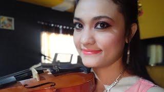 Twisha Vyas - Roja song on violin