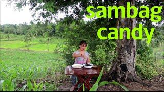 Sampalok candy/Picking Tamarind or Sambag fresh from our backyard/Pilipino tamarind candy