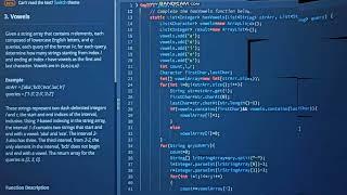 Vowels Coding in Java - BookEx