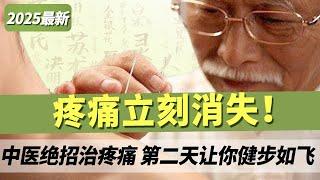 2025最新养生知识｜疼痛立刻消失！中医绝招治疼痛，第二天让你健步如飞【健康学院】