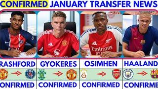 THE LATEST CONFIRMED TRANSFER NEWS AND RUMOURS TRANSFERS 2024| RASHFORD, GYOKERES, OSIMHEN, HAALAND