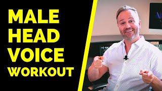 Male Head Voice Workout (7 MINUTES TO EASIER HIGH NOTES!)