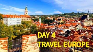 布拉格 ( 高堡區 ),庫倫洛夫,布達優维采 || Travel Europe Day 4 in Prague,Kurumlov, Budejovice.