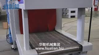 Hualian TF-6540SA+BS-5540M Semiautomatic Sleeve Sealing Shrinking Machine - 20210427