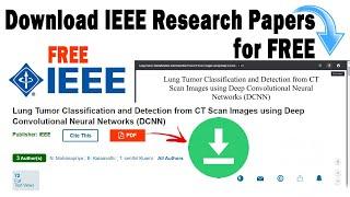 how to download IEEE research papers for free without being a IEEE member