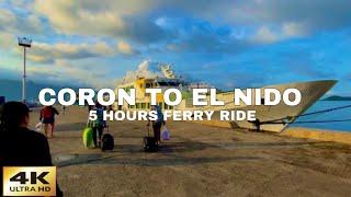 5 Hours ferry ride from CORON PALAWAN TO EL NIDO Full Tour- Atienza Ferry Philippines