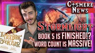 Stormlight Archive Book 5 is FINISHED and the Word Count is MASSIVE | Cosmere News