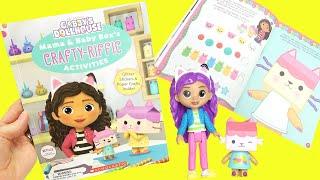 Gabby's Dollhouse Craft Activity Coloring Book with Baby and Mama Box Cat