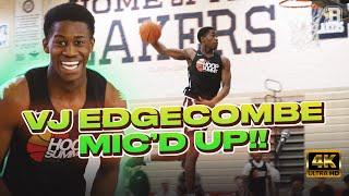 We mic'd up 5-star Baylor commit VJ Edgecombe! | Projected top-4 pick 