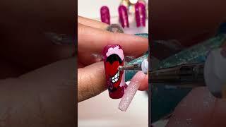  SUBSCRIBE for HIM Full Tutorial   #nailarttutorial #powerpuffgirls #pressons