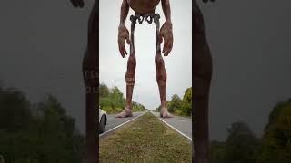 Head a nightmare that this giant was blocking the road #titan #monster | @Shortest Blockbusters