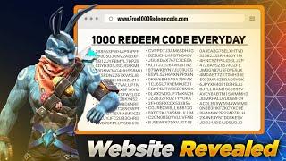 Free Redeem Code Website Revealed 