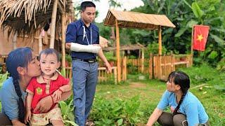 The brother-in-law was injured so he went to Thu's house to ask for her help.