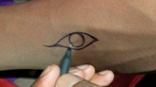 Eye tattoo designs️ | Ankh tattoo designs | eye tattoo on hand | Art by rajan | Rajan