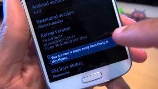 How to Enable Developer Options on Samsung Galaxy S4 IV