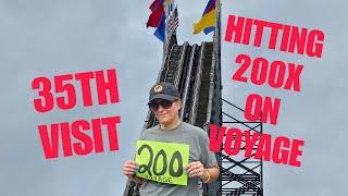 TRAM RIDE & HITTING 200X FOR SEASON ON VOYAGE! HW Visit 35. #vlog #travel #fun