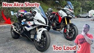 New Akrapovich Full Exhaust 2024 BMW S 1000 RR First Ride #cyclefanatixsport #bmws1000rr