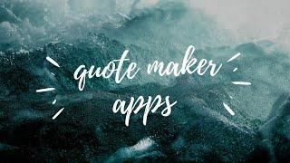 6 Best app for quote maker 2020 !