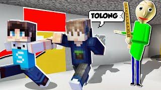 KABUR DARI BALDI KOCAK DI MINECRAFT!!!