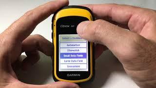 Garmin eTrex 10 - Basics of using the Compass