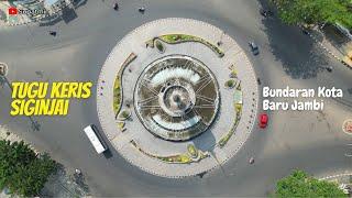 Drone View | Siginjai Keris Monument Area | Jambi New City Roundabout