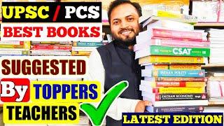 Booklist for Upsc 2024 | English medium Booklist for upsc | Upsc Best Books l Upsc toppers books