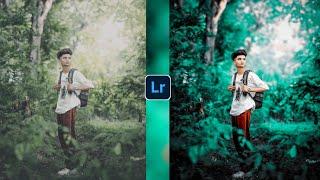 Cyan Blue tone Lightroom photo editing// preset download free//