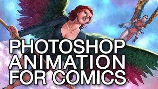 Animation in Photoshop - tutorial for comic book creators part 1