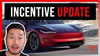 Tesla Incentive Update