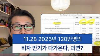 11.28 2025년, 120만명의 비자 만료가 다가온다.