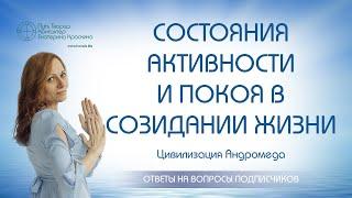 Состояния активности и покоя в созидании жизни | Ченнелинг