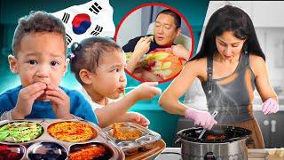 What I Cook For My Family in a Day in South Korea/ Healthy, Balanced Toddler Meals/Fitness Meals