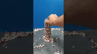 Satisfying Reverse Video With Colorful Beads   #asmr #satisfying #shorts