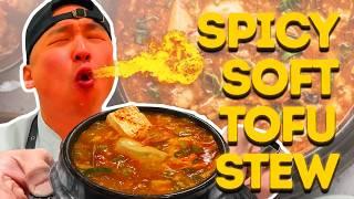 The BEST Spicy Tofu Soup Recipe 