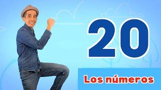 LOS NÚMEROS del 1-20 - Aprende a contar - Música educativa - ¡Cuenta con 123 Andrés!