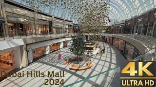 Walking Tour in a Hushed Shopping Mall in DUBAI | Dubai Hills Mall