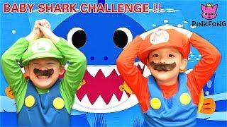 #BabySharkChallenge , Super Mario Brothers' PINKFONG Baby Shark Dance