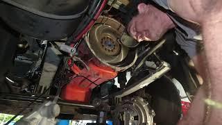 Installing flywheel, new clutch, and transmission on Kenworth t-680 2022/31