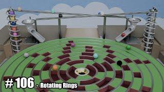 Rotating Rings - 3D Marble Race