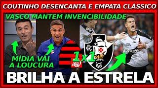 VASCO EMPATA COM FLAMENGO E MANTEM INVENCIBILIDADE - ANDRÉ RISEK  - NOTÍCIAS VASCO HOJE