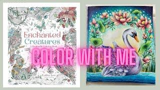 Color with Me ! Enchanted Creatures Adult Coloring Book