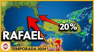 Rafael hacia Cuba y Golfo de México. Atentos a nueva zona de posible desarrollo (Bahamas y Florida).