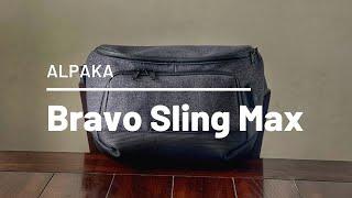 Alpaka Bravo Sling Max Review - Minimal Tech Focused Laptop Sling Bag