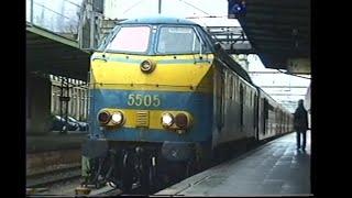 Train in Luxembourg Station 01/10/1995 | And ride with HLD 55 and M4 SNCB | L42 and L1