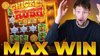 INSANE MAX WIN ON CHICKEN RUSH - BONUS BUY - WITH CASINODADDY 